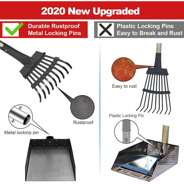 MFYJ Upgraded Dog Pooper Scooper Extra Large Red Wayfair